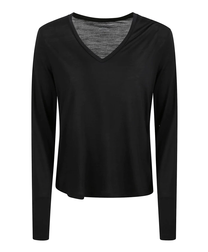 Рубашка с длинными рукавами Majestic Filatures, черный
Рубашка с длинными рукавами Majestic Filatures, черный