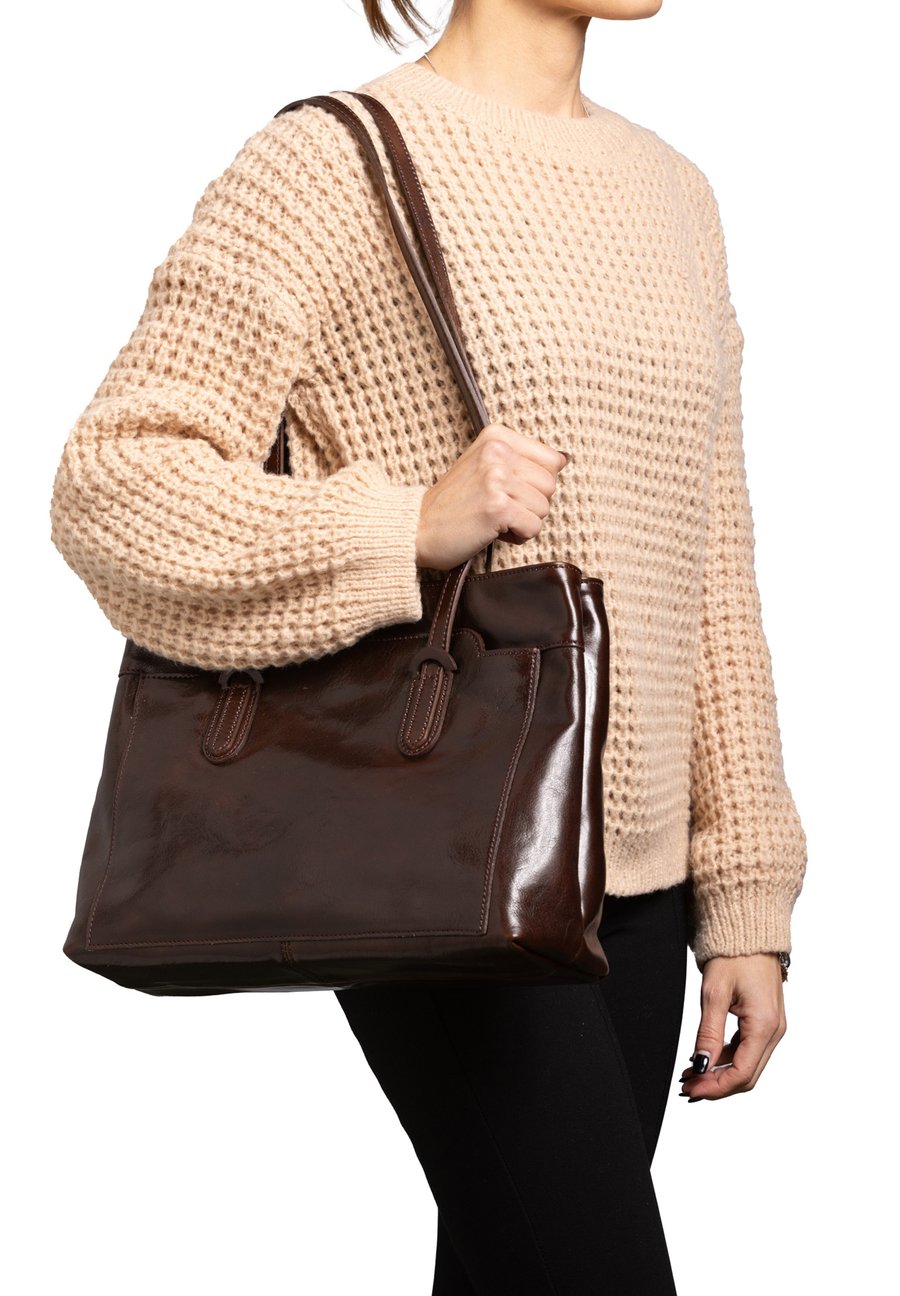 Сумка-шоппер Chiara Ferretti Tote bag, Dark Brown
Сумка-шоппер Chiara Ferretti Tote bag, Dark Brown