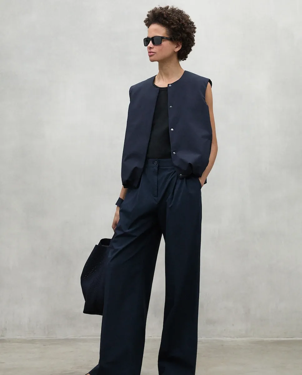 Женские прямые брюки с застежкой на пуговицы и молнию Ecoalf, тёмно-синий
Женские прямые брюки с застежкой на пуговицы и молнию Ecoalf, тёмно-синий