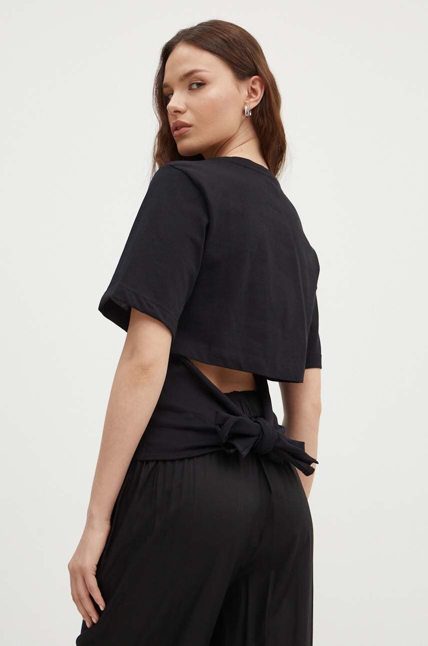 Хлопковая футболка Sisley, черный
Хлопковая футболка Sisley, черный