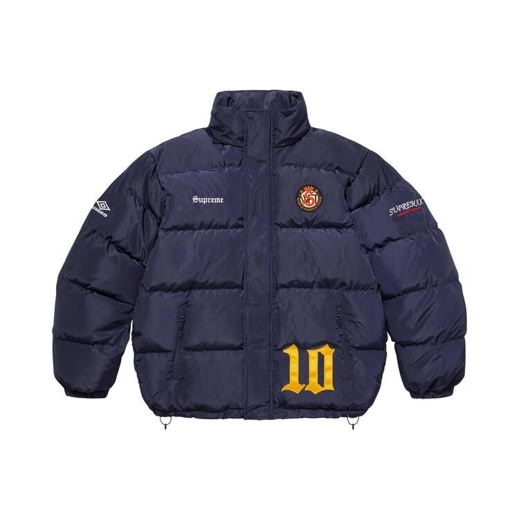 Пуховик Supreme x Umbro Down Puffer Jacket 'Navy'
Пуховик Supreme x Umbro Down Puffer Jacket 'Navy'