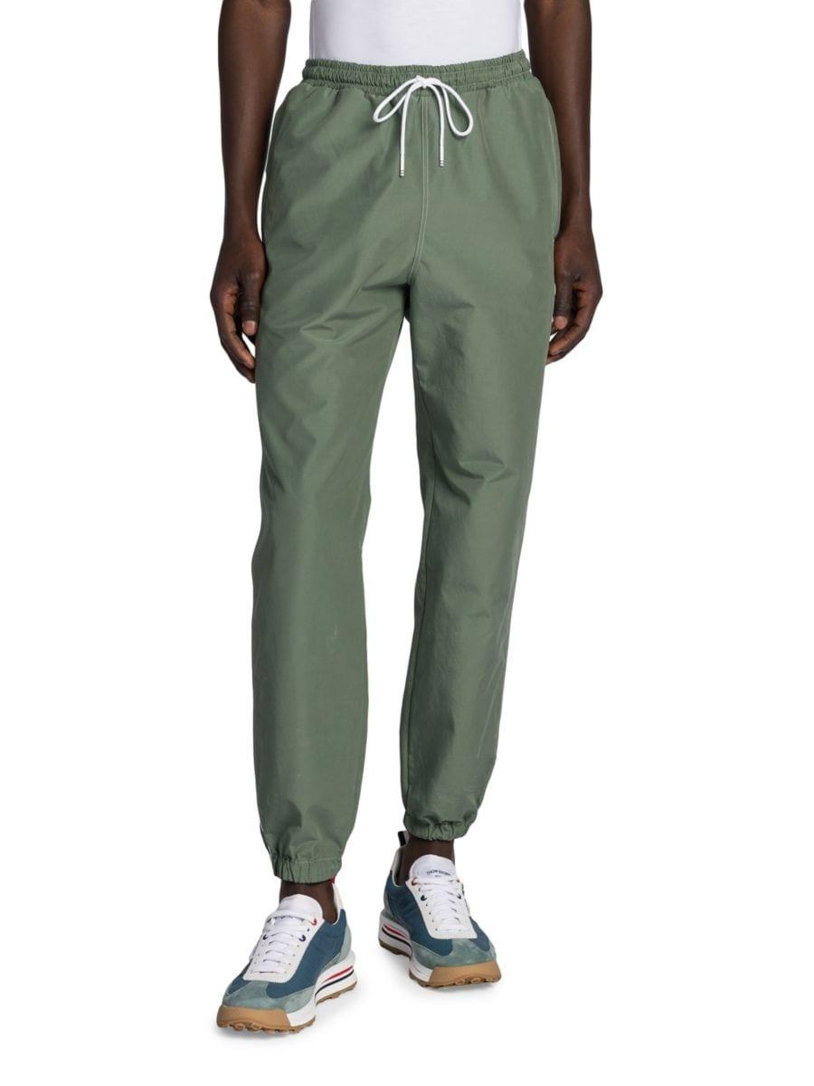 Спортивные брюки из смесовой хлопковой ткани Thom Browne, цвет Dark Green
Спортивные брюки из смесовой хлопковой ткани Thom Browne, цвет Dark Green