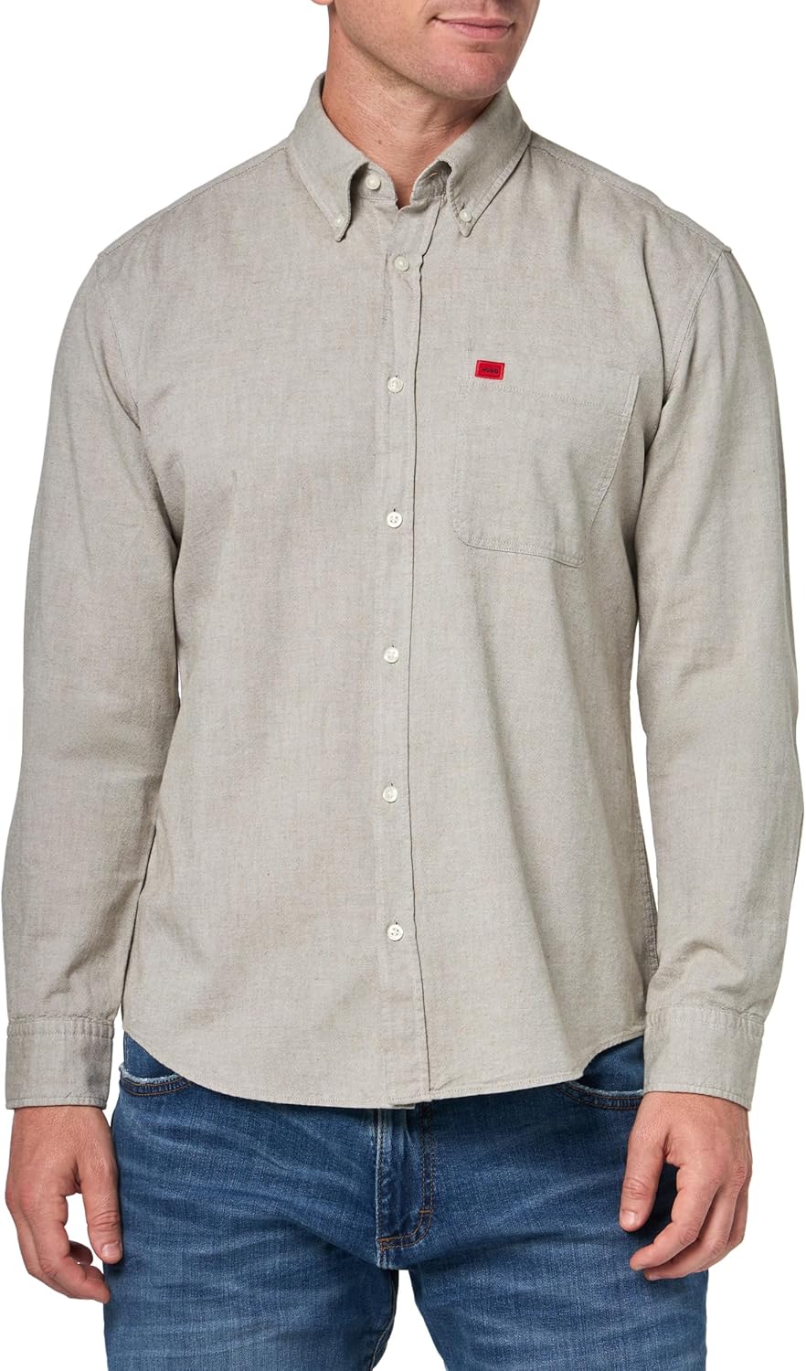 HUGO Мужская приталенная длинная рубашка Oxford на пуговицах, Mint Green
HUGO Мужская приталенная длинная рубашка Oxford на пуговицах, Mint Green