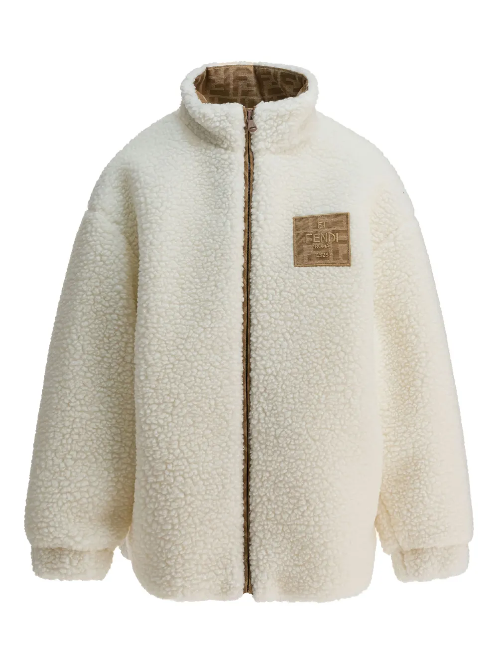 Пальто с нашивкой-логотипом Fendi Kids, бежевый
Пальто с нашивкой-логотипом Fendi Kids, бежевый