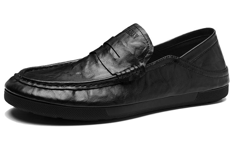 HLA Мужские повседневные туфли с низким верхом, черные/коричневые
HLA Мужские повседневные туфли с низким верхом, черные/коричневые