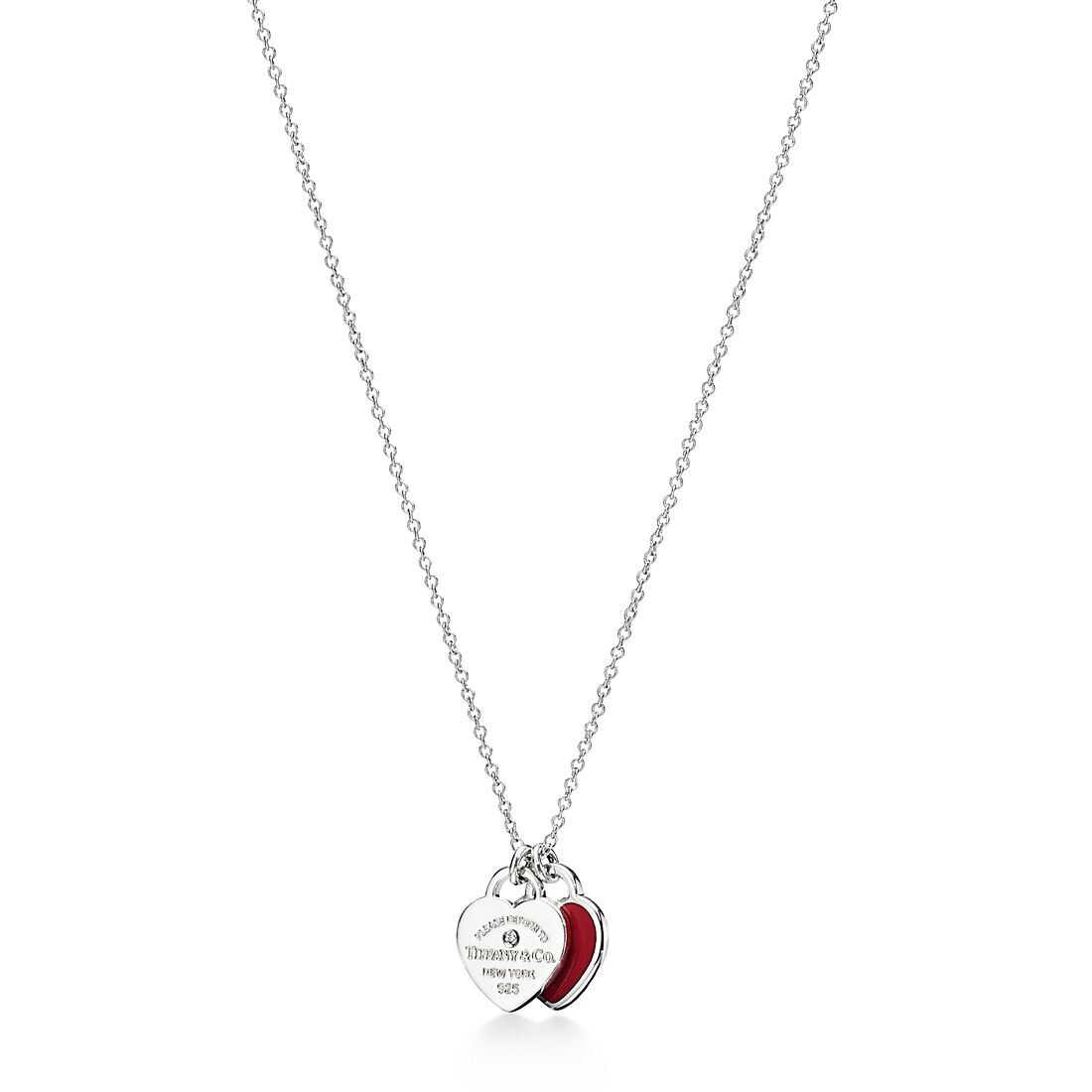 Подвеска Tiffany & Co. Return to Tiffany Red Double Heart Tag, серебро/бриллиант
Подвеска Tiffany & Co. Return to Tiffany Red Double Heart Tag, серебро/бриллиант