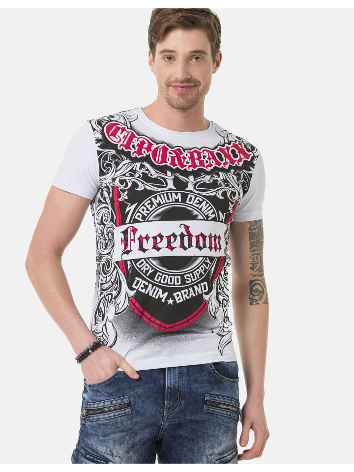 Футболка БЕЛОГО цвета Cipo & Baxx, Белый, Футболка БЕЛОГО цвета Cipo & Baxx
Футболка БЕЛОГО цвета Cipo & Baxx, Белый, Футболка БЕЛОГО цвета Cipo & Baxx