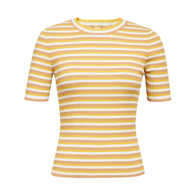 Свитер в полоску Deep Breath, желтый / белый
Свитер в полоску Deep Breath, желтый / белый