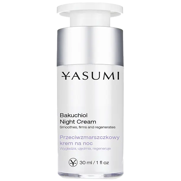 Yasumi Bakuchiol ночной крем для лица против морщин, 30 мл
Yasumi Bakuchiol ночной крем для лица против морщин, 30 мл