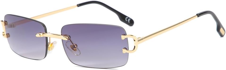 Мужские солнцезащитные очки без оправы прямоугольной формы, женские винтажные солнцезащитные очки для вождения, солнцезащитные очки с защитой от УФ-излучения UV400 KTUCN, Gradient Grey
Мужские солнцезащитные очки без оправы прямоугольной формы, женские винтажные солнцезащитные очки для вождения, солнцезащитные очки с защитой от УФ-излучения UV400 KTUCN, Gradient Grey