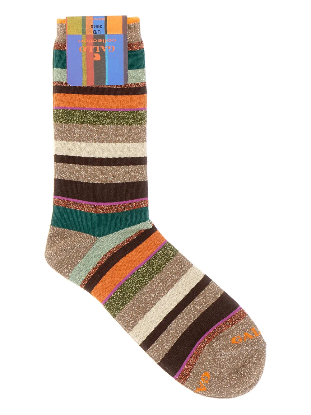 Полосатые носки Gallo, коричневый
Полосатые носки Gallo, коричневый