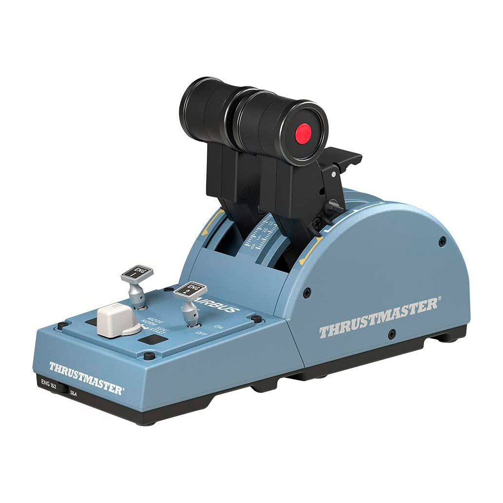 Джойстик Thrustmaster TCA Quadrant Airbus Edition, синий 
Джойстик Thrustmaster TCA Quadrant Airbus Edition, синий