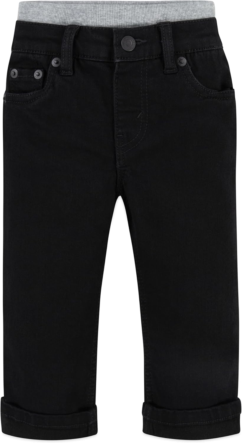Джинсы Levi's Straight Fit для мальчиков и малышей, Black Stretch
Джинсы Levi's Straight Fit для мальчиков и малышей, Black Stretch