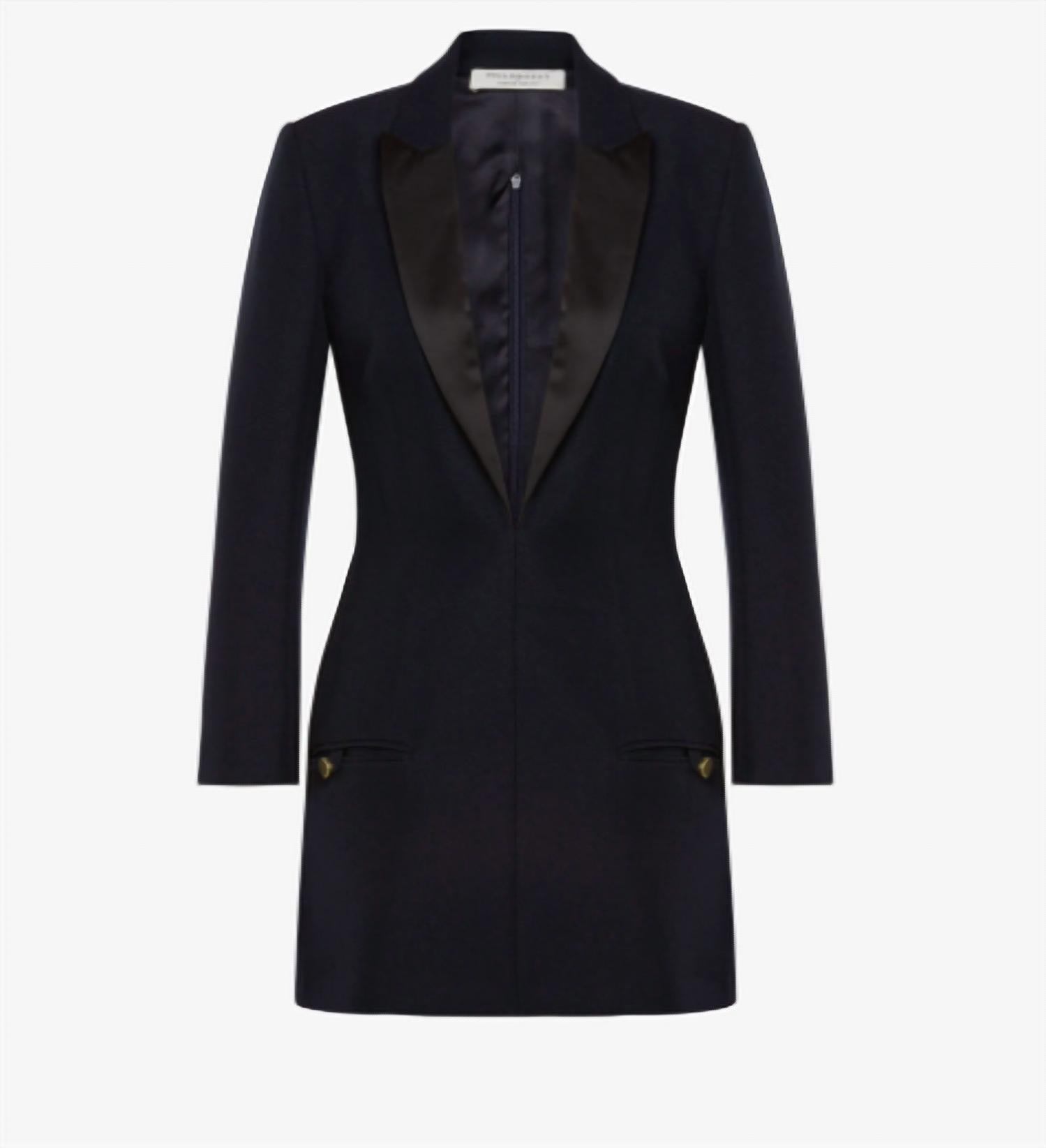 Темно-синее мини-платье Grain De Poudre Philosophy di Lorenzo Serafini
Темно-синее мини-платье Grain De Poudre Philosophy di Lorenzo Serafini