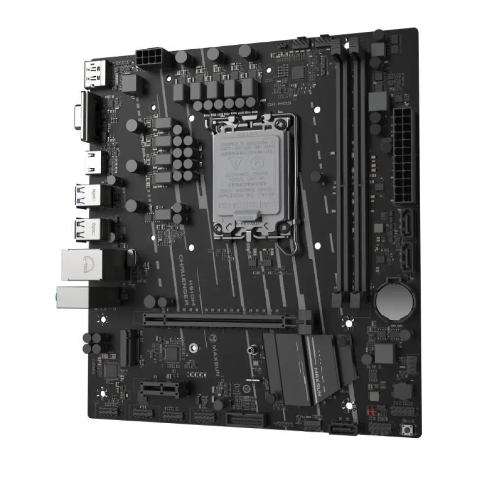 Материнская плата MaxSun MS-Challenger H610M, LGA1700, DDR4 
Материнская плата MaxSun MS-Challenger H610M, LGA1700, DDR4