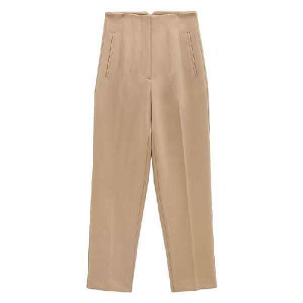 Брюки Zara High Waist, рыжевато-коричневый
Брюки Zara High Waist, рыжевато-коричневый