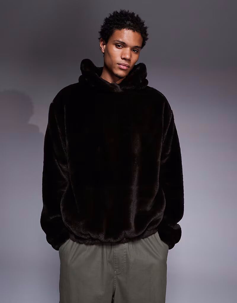 Свободная толстовка с капюшоном из искусственного меха с боковыми карманами коричневого цвета Asos Design, Коричневый, Свободная толстовка с капюшоном из искусственного меха с боковыми карманами коричневого цвета Asos Design
Свободная толстовка с капюшоном из искусственного меха с боковыми карманами коричневого цвета Asos Design, Коричневый, Свободная толстовка с капюшоном из искусственного меха с боковыми карманами коричневого цвета Asos Design