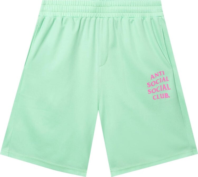 Шорты Anti Social Social Club Never Made The Team Mesh Shorts 'Mint', зеленый
Шорты Anti Social Social Club Never Made The Team Mesh Shorts 'Mint', зеленый