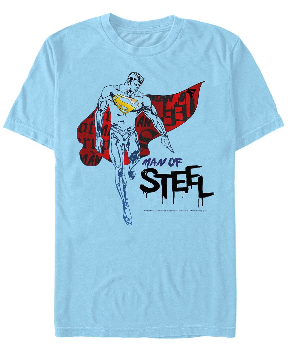 Мужская футболка dc superman man of steel с коротким рукавом Fifth Sun, светло-синий
Мужская футболка dc superman man of steel с коротким рукавом Fifth Sun, светло-синий