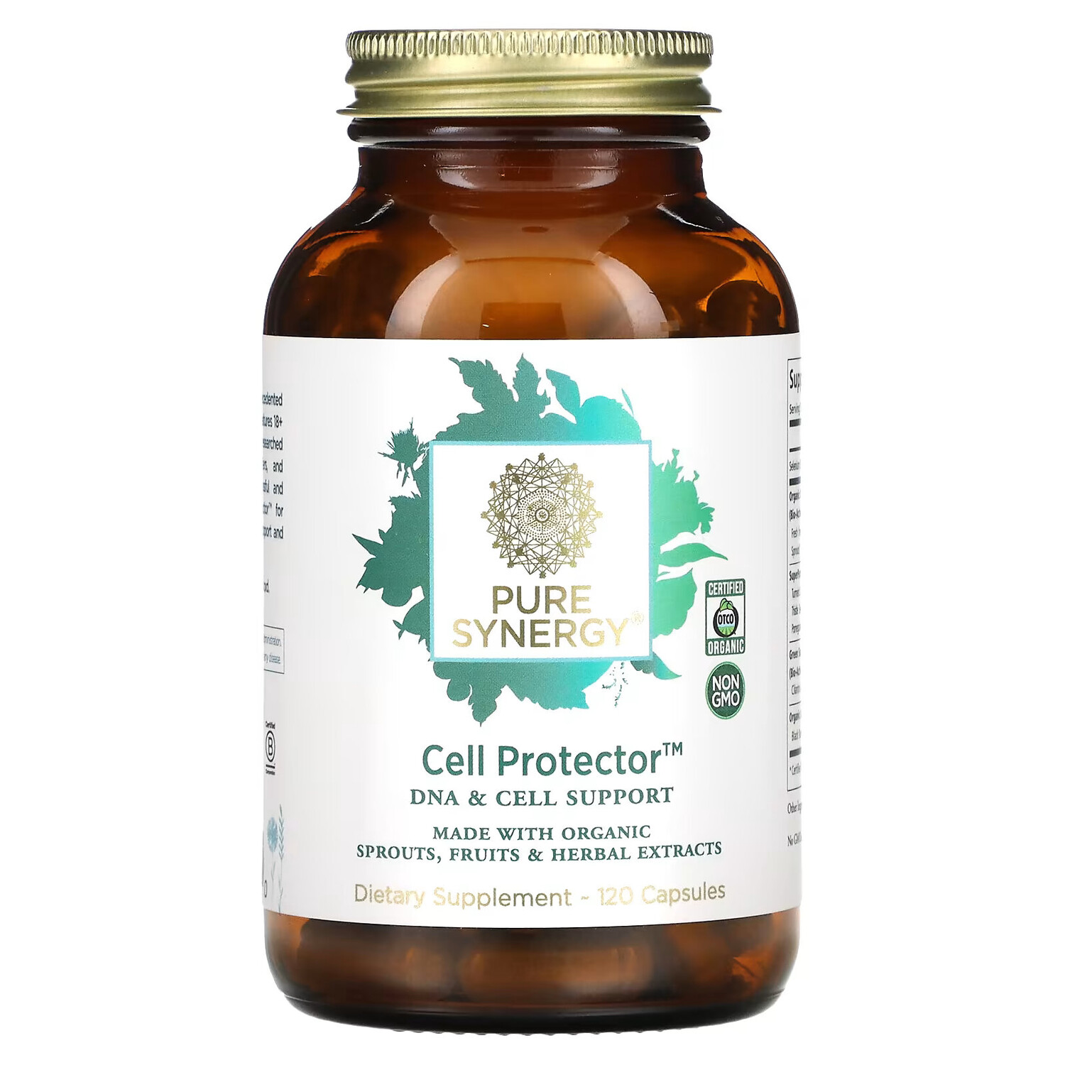 Pure Synergy, Cell Protector, Добавка для защиты клеток, 120 капсул
Pure Synergy, Cell Protector, Добавка для защиты клеток, 120 капсул