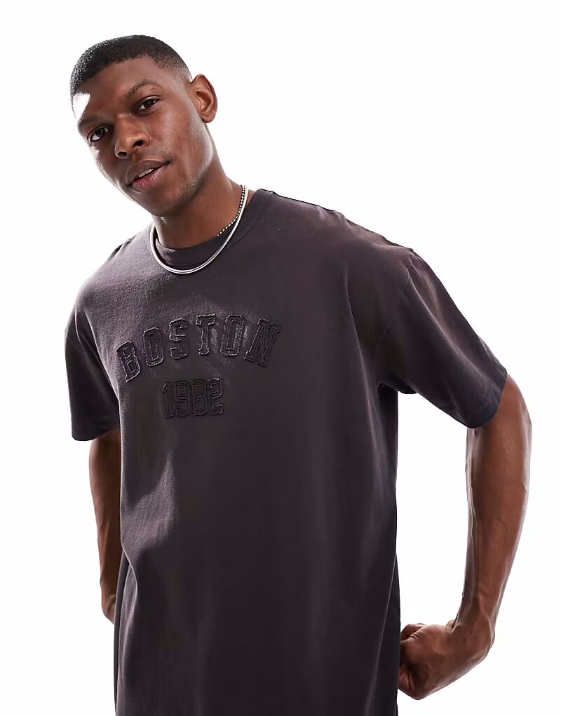 Футболка свободного кроя ASOS DESIGN из плотной ткани плотностью 220 г/м² черного цвета с аппликацией на груди
Футболка свободного кроя ASOS DESIGN из плотной ткани плотностью 220 г/м² черного цвета с аппликацией на груди