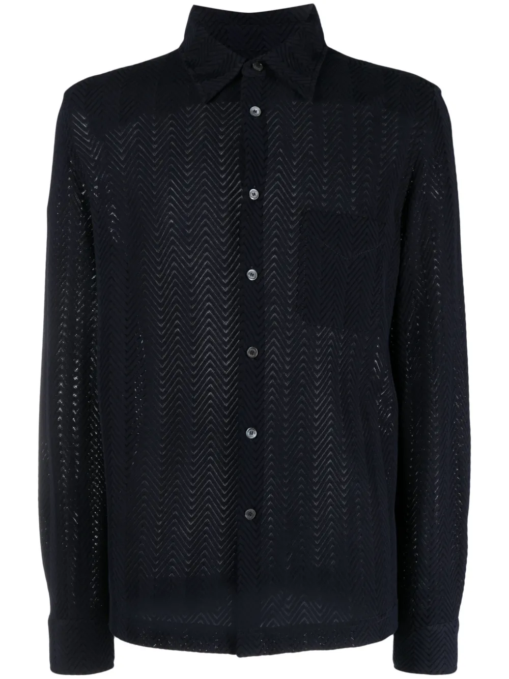 Рубашка с узором зигзаг Missoni, синий
Рубашка с узором зигзаг Missoni, синий