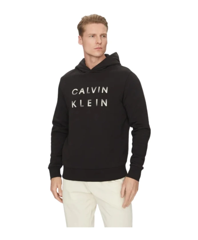 Худи с напечатанным логотипом Calvin Klein, черный
Худи с напечатанным логотипом Calvin Klein, черный