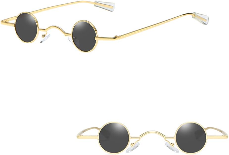 Солнцезащитные очки PRETYZOOM в маленькой круглой оправе для мужчин и женщин, ретро-стиль, декоративные очки для вечеринок и пляжного отдыха, легкие, в стиле панк, винтажные, Gold Black
Солнцезащитные очки PRETYZOOM в маленькой круглой оправе для мужчин и женщин, ретро-стиль, декоративные очки для вечеринок и пляжного отдыха, легкие, в стиле панк, винтажные, Gold Black