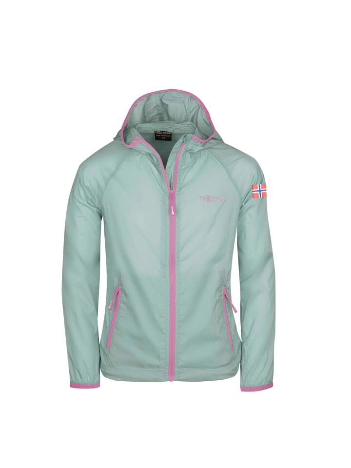 Куртка Trollkids Fjell, цвет glacier green/orchid
Куртка Trollkids Fjell, цвет glacier green/orchid