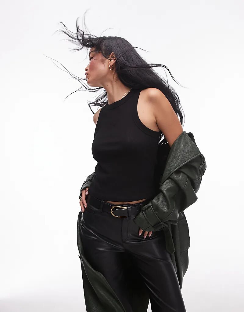 Майка-борцовка Topshop Ribbon Racer черного цвета
Майка-борцовка Topshop Ribbon Racer черного цвета