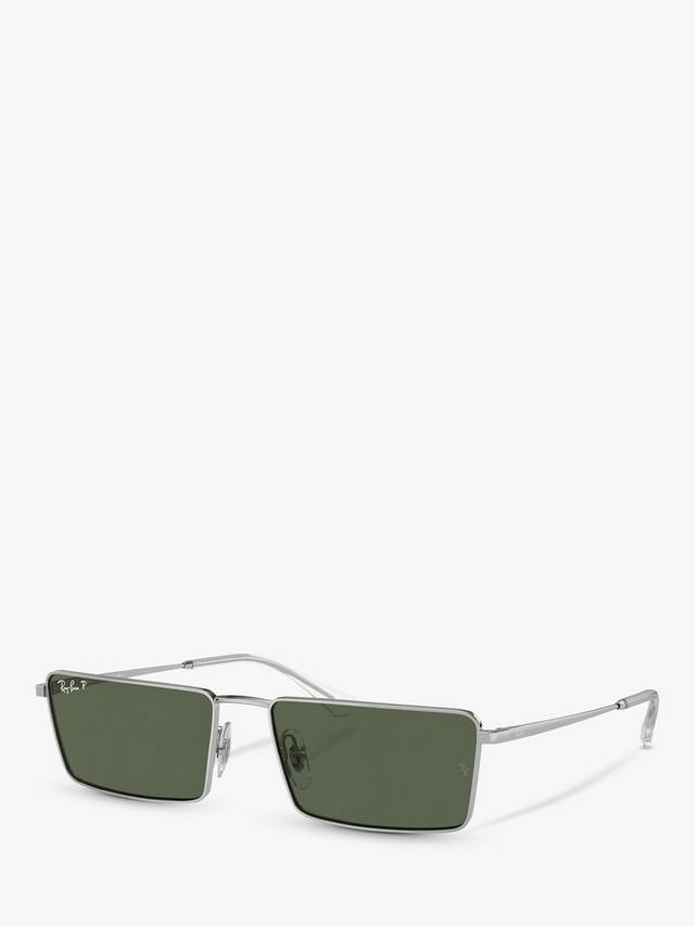 Поляризованные прямоугольные солнцезащитные очки RB3741 Unisex Ray-Ban, Silver/Green
Поляризованные прямоугольные солнцезащитные очки RB3741 Unisex Ray-Ban, Silver/Green