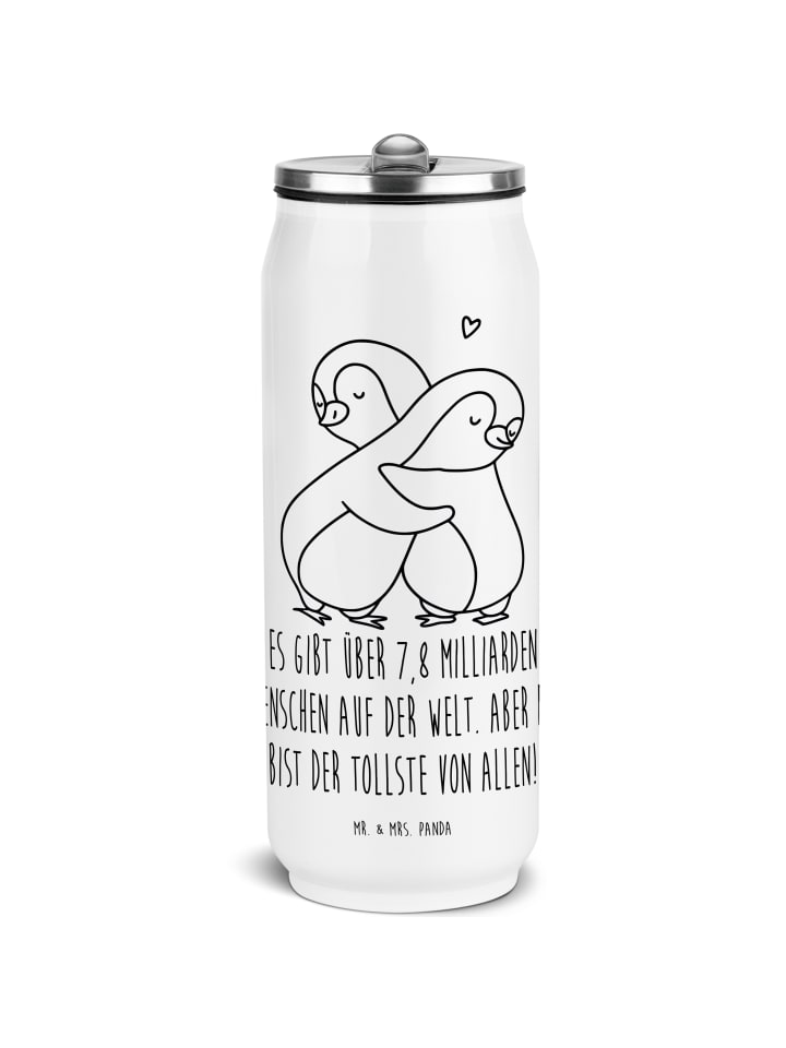 Mr. & Mrs. Panda Бутылка для напитков с изображением белых пингвинов, обнимающих друг друга, и надписью
Mr. & Mrs. Panda Бутылка для напитков с изображением белых пингвинов, обнимающих друг друга, и надписью