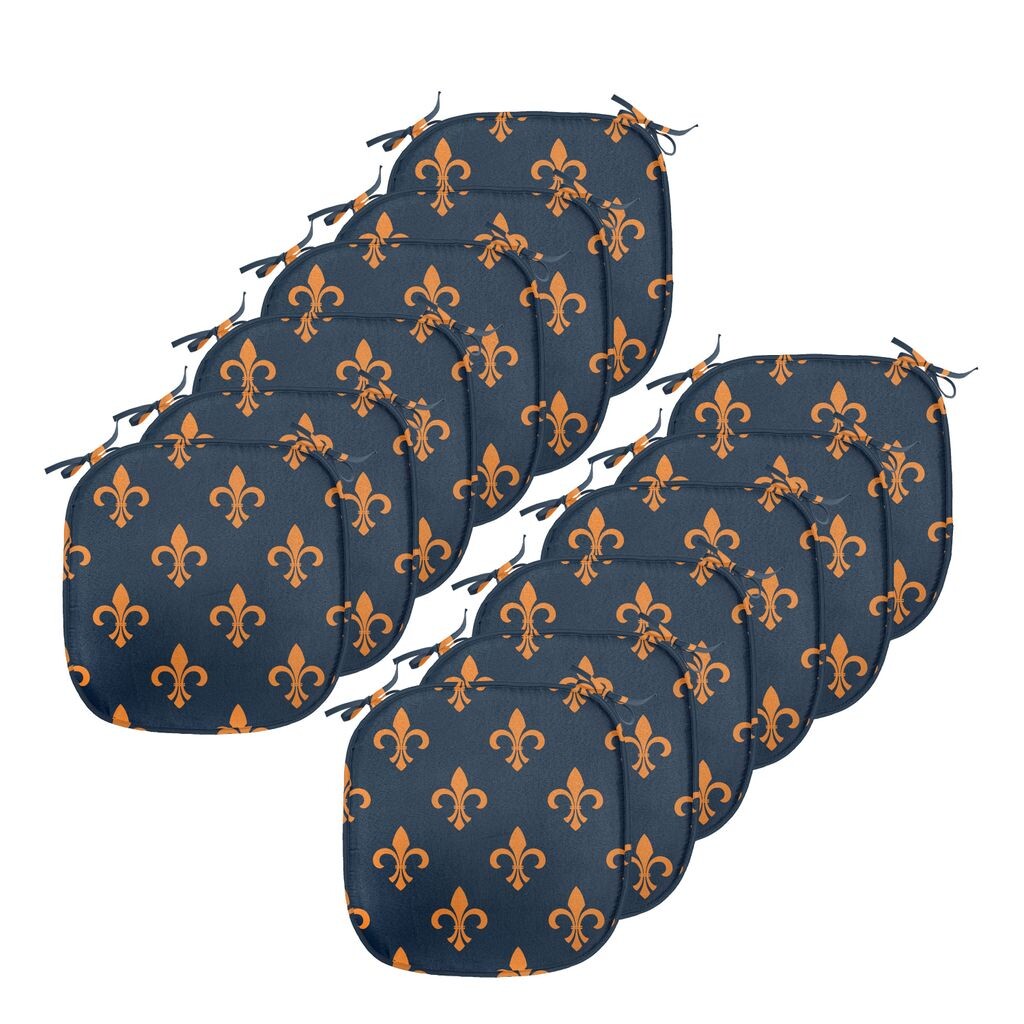 Подушки на обеденный стул ABAKUHAUS Fleur De Lis, дизайн Crest, декоративная водонепроницаемая подушка с ремнями для кухонных сидений, 40 см x 40 см — упаковка из 12 шт., цвет индиго, синий
Подушки на обеденный стул ABAKUHAUS Fleur De Lis, дизайн Crest, декоративная водонепроницаемая подушка с ремнями для кухонных сидений, 40 см x 40 см — упаковка из 12 шт., цвет индиго, синий