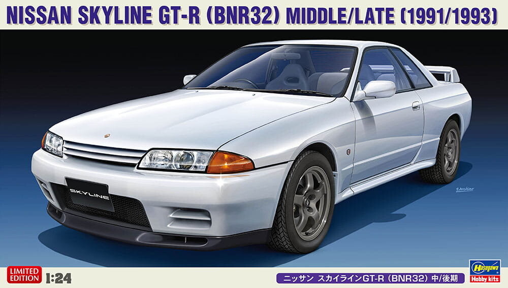 Nissan Skyline R32 GT-R 1:24 Hasegawa 20544
Nissan Skyline R32 GT-R 1:24 Hasegawa 20544