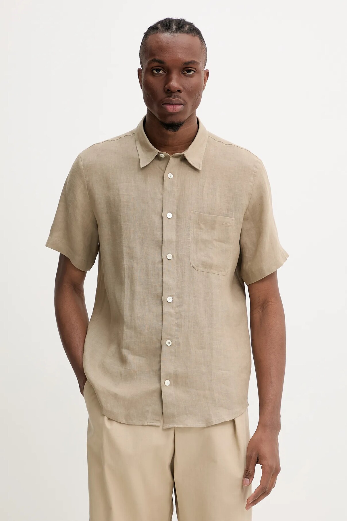 Льняная рубашка с логотипом Bellini A.P.C., зеленый
Льняная рубашка с логотипом Bellini A.P.C., зеленый