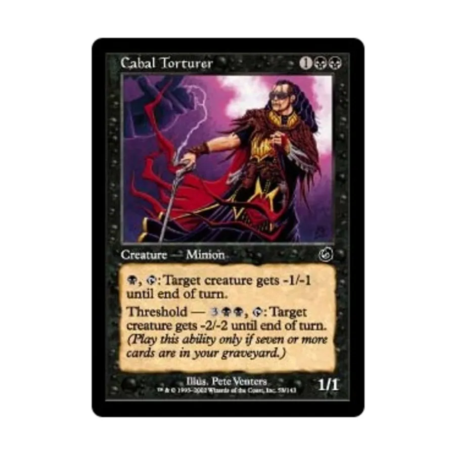 CCG Кабал-мучитель (клавиша C), MTG - Torment
CCG Кабал-мучитель (клавиша C), MTG - Torment