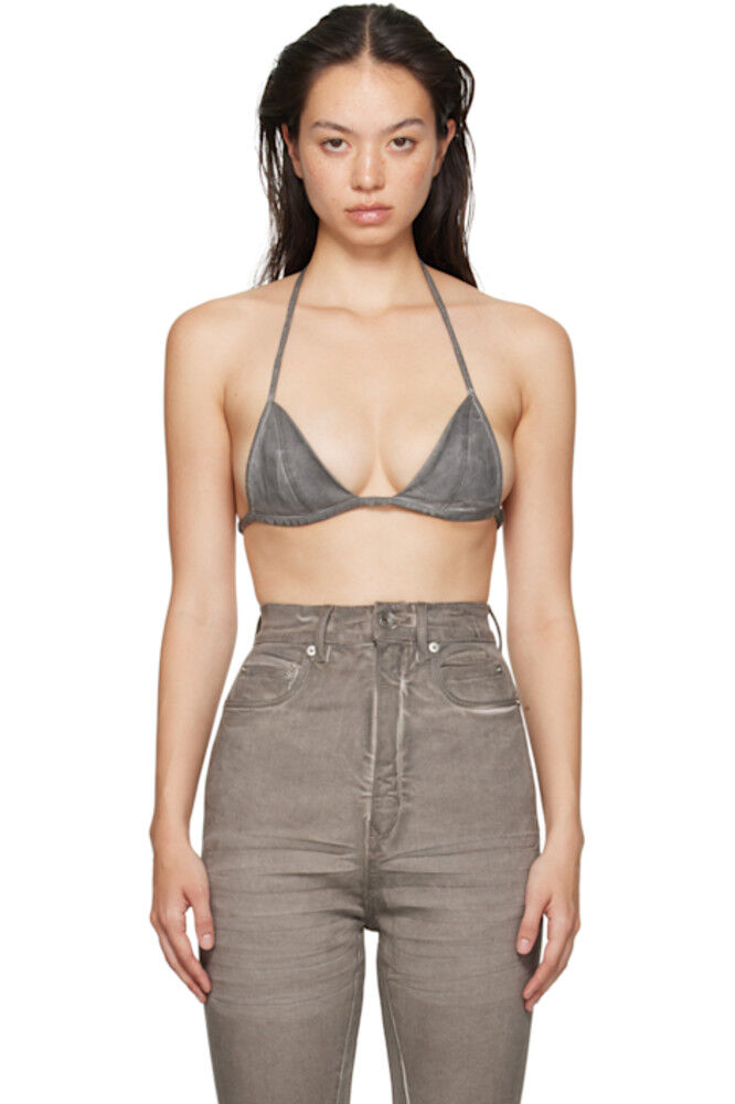 Бюстгальтер из эластичного денима Off-White Porterville Foil Rick Owens DRKSHDW
Бюстгальтер из эластичного денима Off-White Porterville Foil Rick Owens DRKSHDW