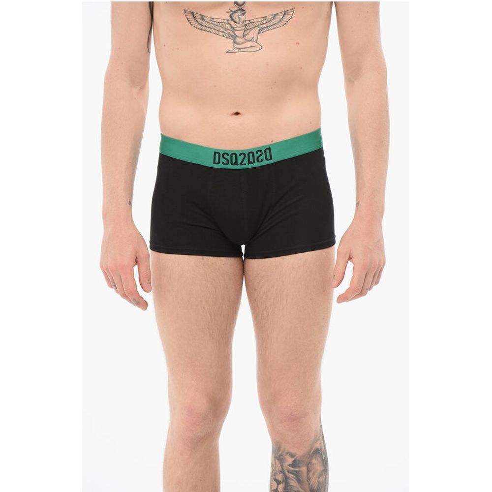 Боксеры DSQ2 из хлопка с логотипом на поясе Dsquared2, черный
Боксеры DSQ2 из хлопка с логотипом на поясе Dsquared2, черный