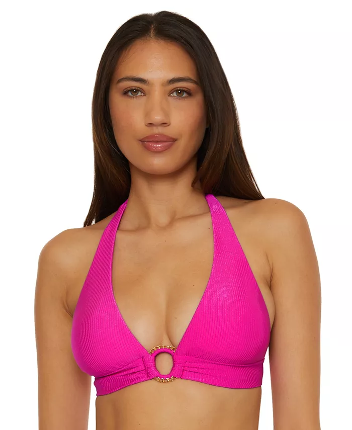 Женский топ Becca с ребристой вязкой и кольцевой фурнитурой на шее, розовый
Женский топ Becca с ребристой вязкой и кольцевой фурнитурой на шее, розовый