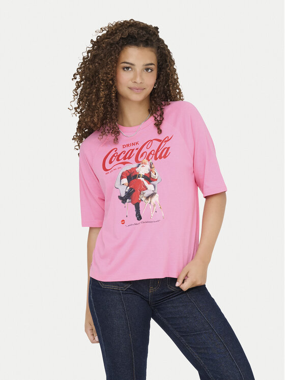 Футболка regular fit Coca Cola 15355794 Only, розовый
Футболка regular fit Coca Cola 15355794 Only, розовый