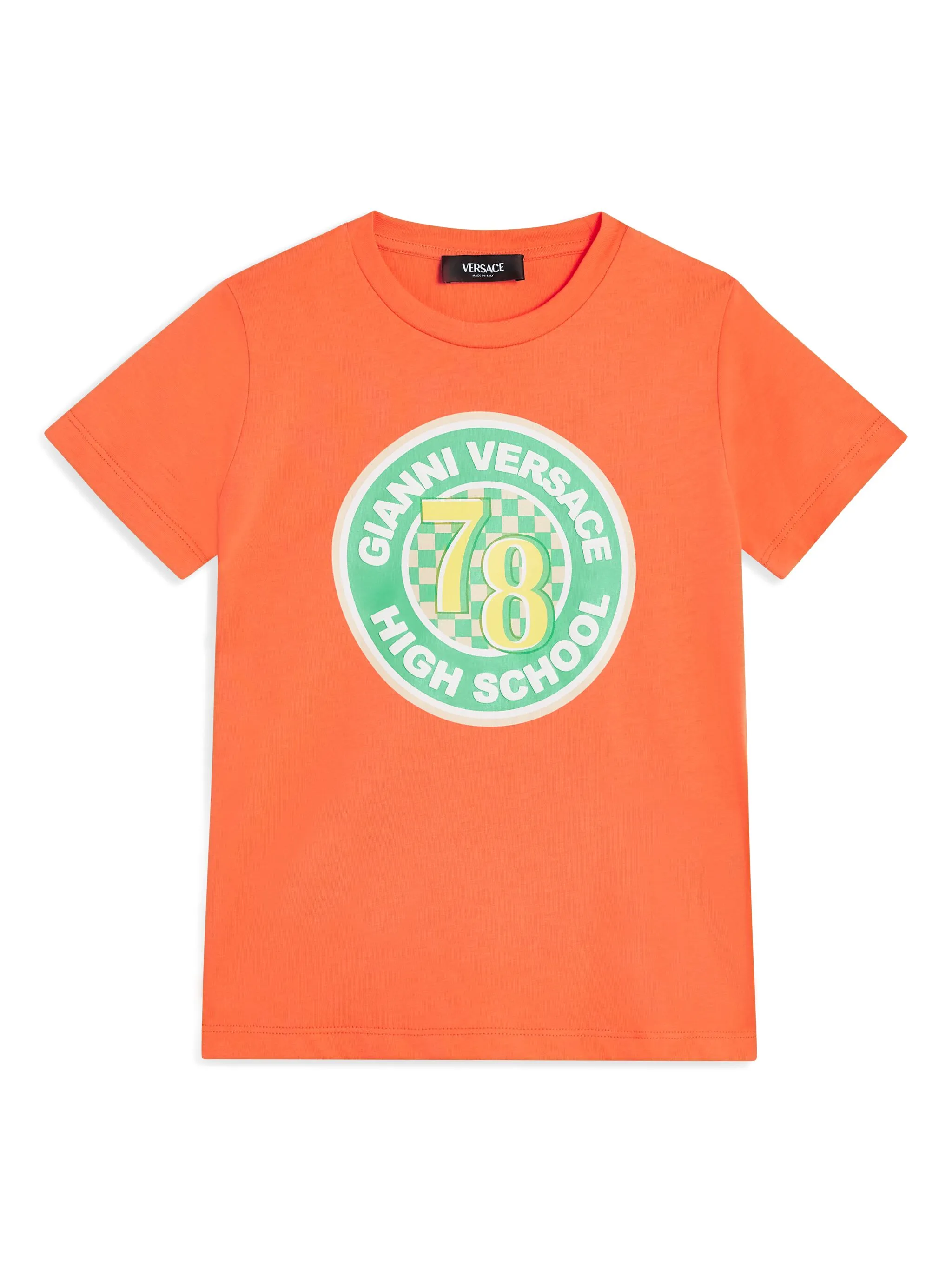 Футболка Varsity с логотипом Versace Kids, оранжевый
Футболка Varsity с логотипом Versace Kids, оранжевый