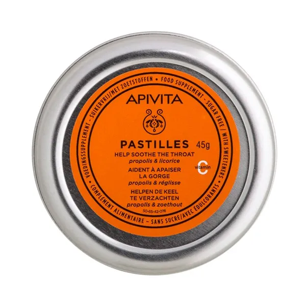 Для облегчения горла и кашля Pastillas Propóleo Y Regaliz Apivita, 1 UD 
Для облегчения горла и кашля Pastillas Propóleo Y Regaliz Apivita, 1 UD