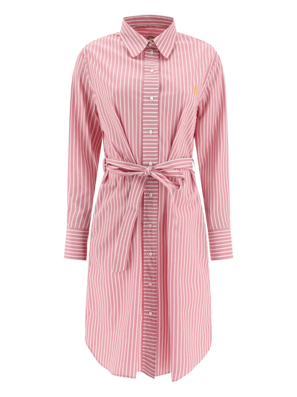 Платье-рубашка миди с полосатым узором и поясом Ines De La Fressange, розовый
Платье-рубашка миди с полосатым узором и поясом Ines De La Fressange, розовый