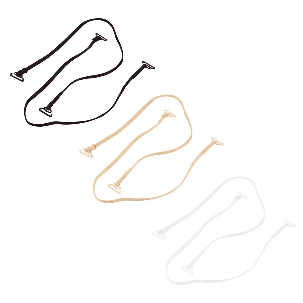 3 пары тонких бретелей, ремень для бюстгальтера, регулируемый плечевой ремень, сменные бретели Unique Bargains, цвет Black Beige White 
3 пары тонких бретелей, ремень для бюстгальтера, регулируемый плечевой ремень, сменные бретели Unique Bargains, цвет Black Beige White