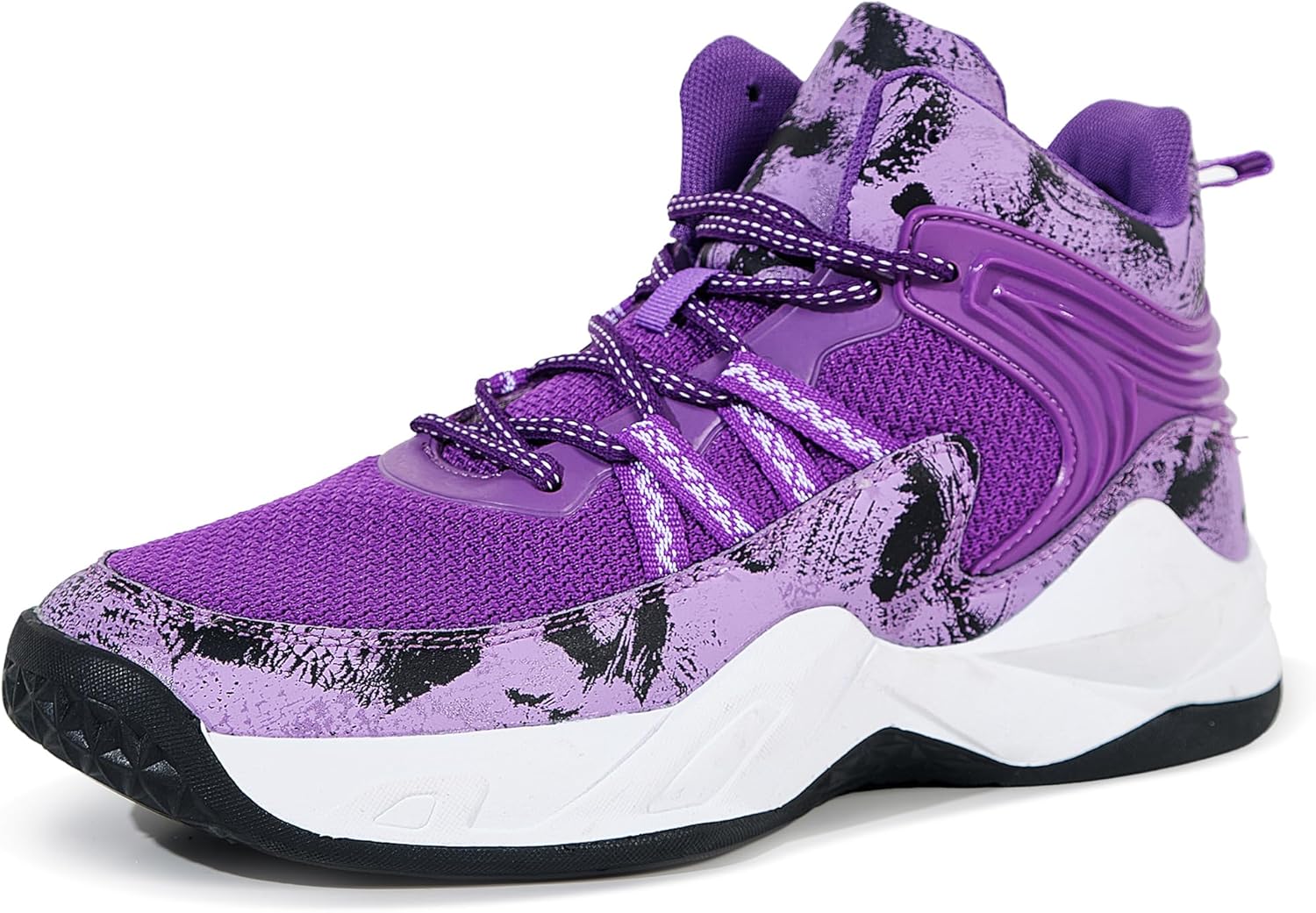 Кроссовки для баскетбола CJSPORX для мужчин и женщин, дышащие, противоскользящие, для улицы, модные, пурпурный
Кроссовки для баскетбола CJSPORX для мужчин и женщин, дышащие, противоскользящие, для улицы, модные, пурпурный