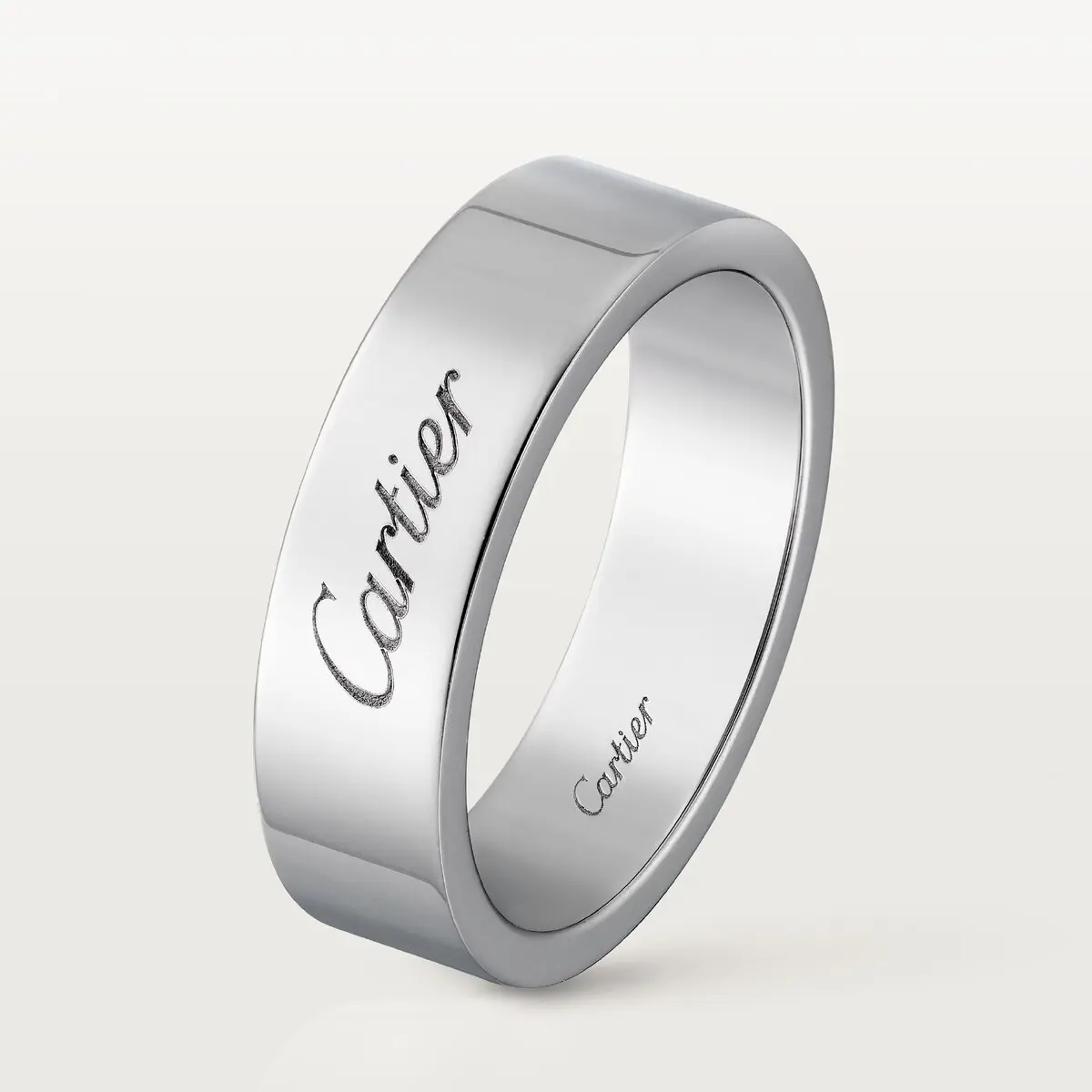 Кольцо Cartier C de Cartier Wedding, платина 
Кольцо Cartier C de Cartier Wedding, платина