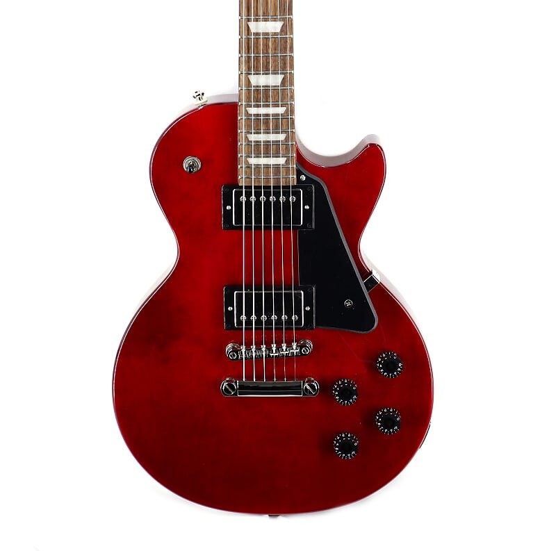 Epiphone Les Paul Studio в винно-красном цвете
Epiphone Les Paul Studio в винно-красном цвете