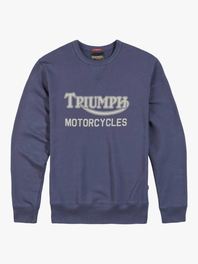 Радиальный свитшот с длинными рукавами Triumph Motorcycles, Washed Indigo
Радиальный свитшот с длинными рукавами Triumph Motorcycles, Washed Indigo