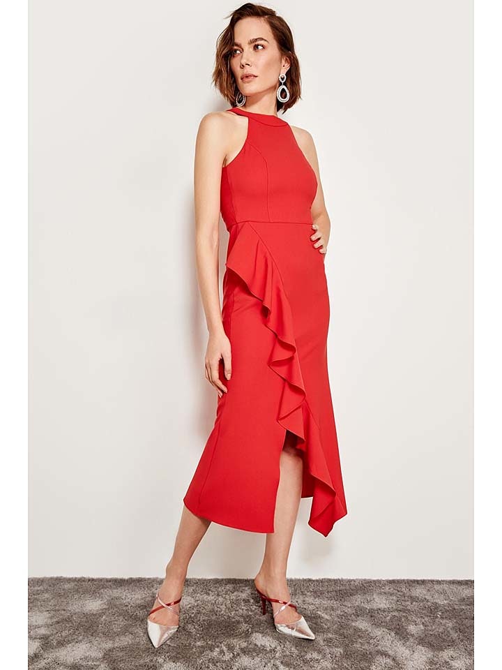 Платье до колена trendyol Kleid, красный
Платье до колена trendyol Kleid, красный