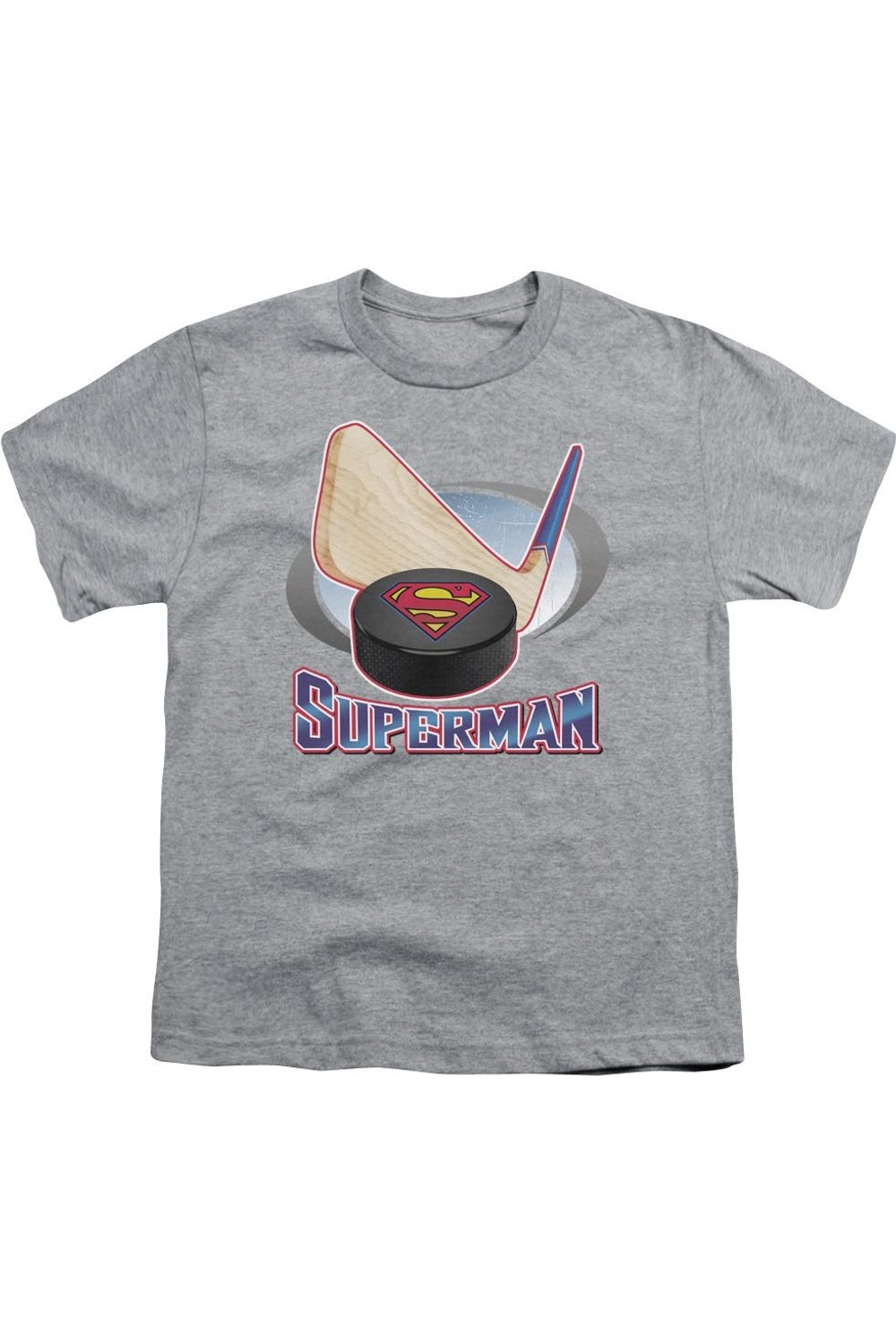 Футболка с коротким рукавом для детей с хоккейной клюшкой Superman Gildan, Athletic Heather
Футболка с коротким рукавом для детей с хоккейной клюшкой Superman Gildan, Athletic Heather
